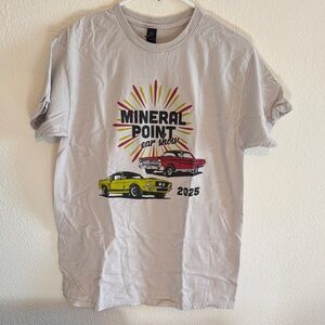 Graphic Tee with Classic Car Design
